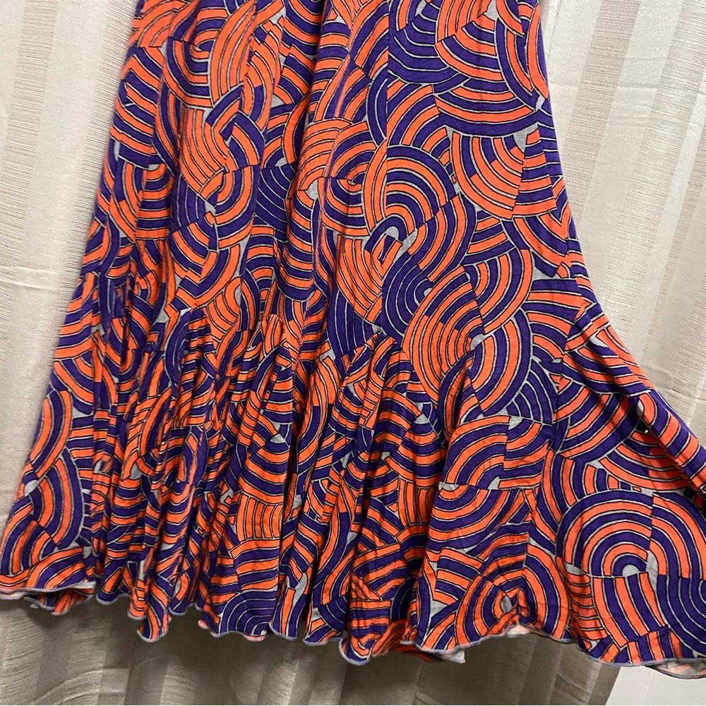 Free People Blue and orange red Mini Dress - Picture 9 of 16